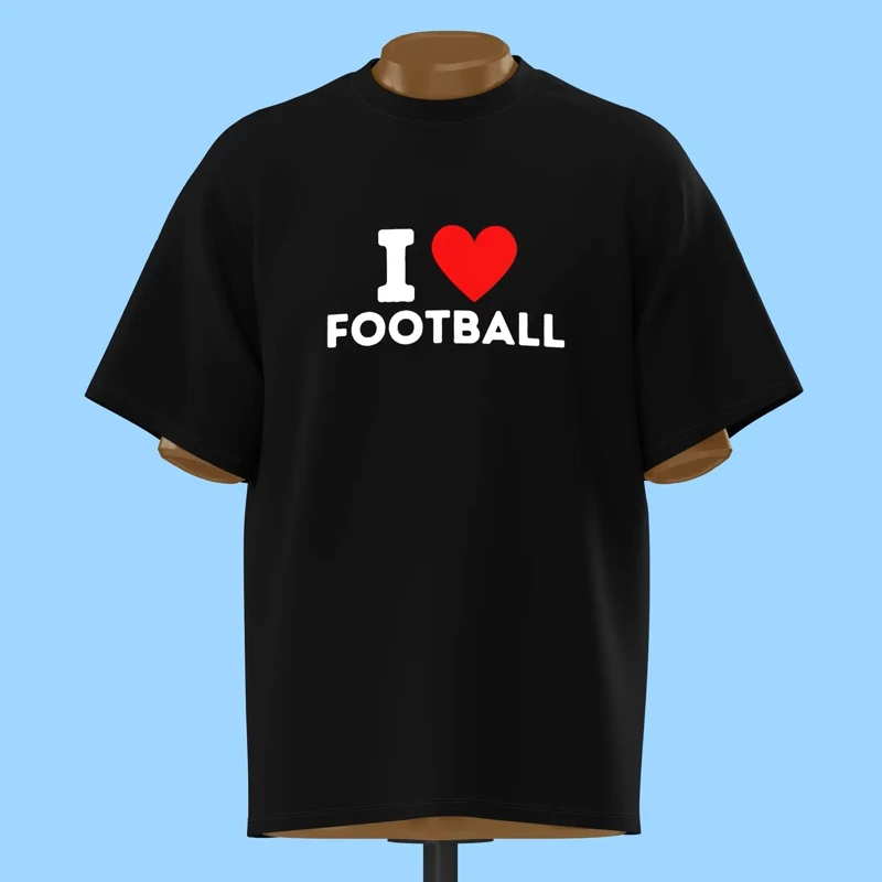 تیشرت I LOVE FOOTBALL - کد 10239