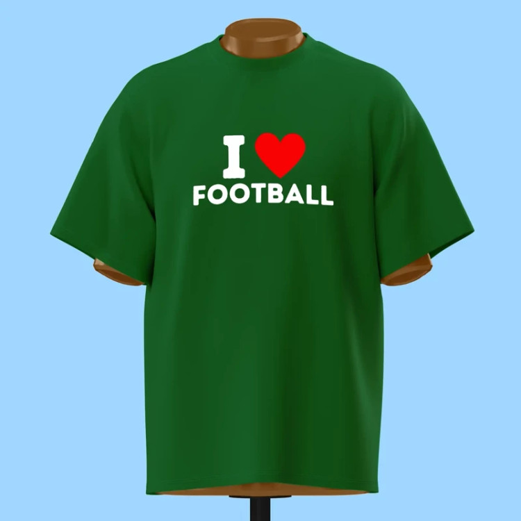 تیشرت I LOVE FOOTBALL - کد 10239