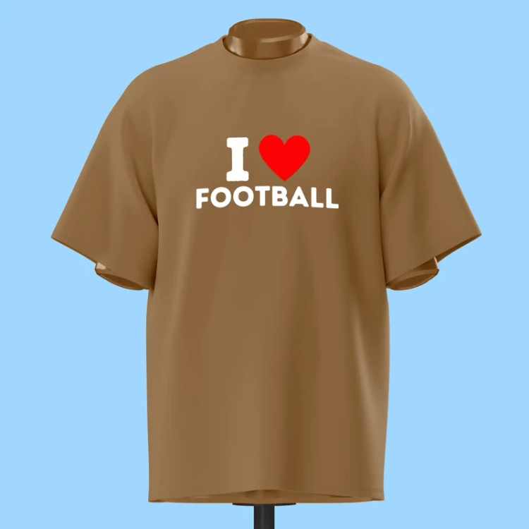 تیشرت I LOVE FOOTBALL - کد 10239