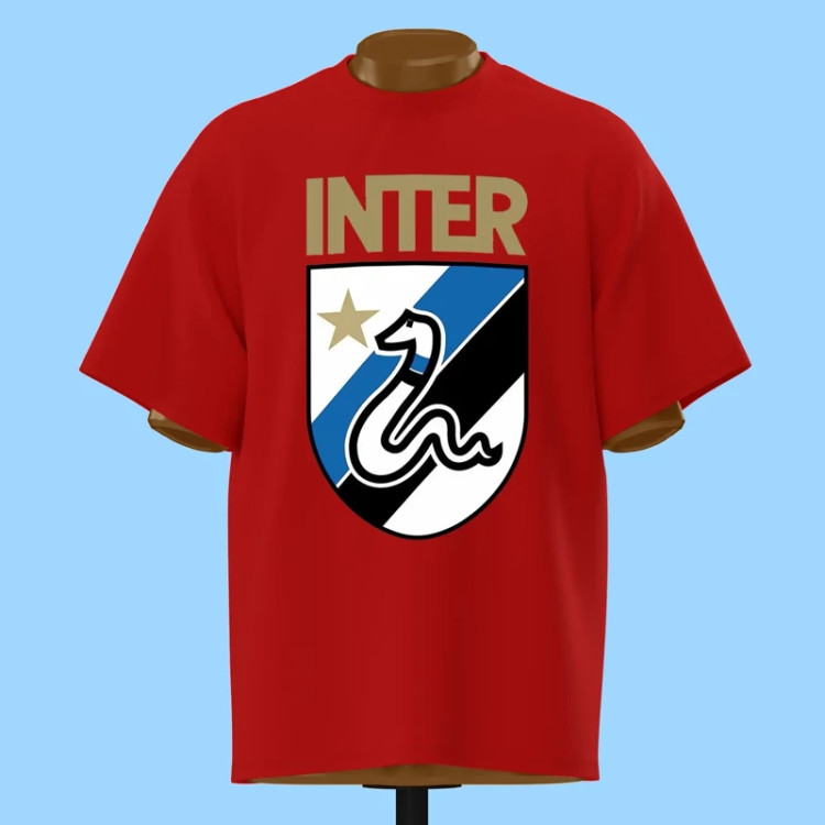تیشرت لوگوی و نوشته INTER - کد 10261