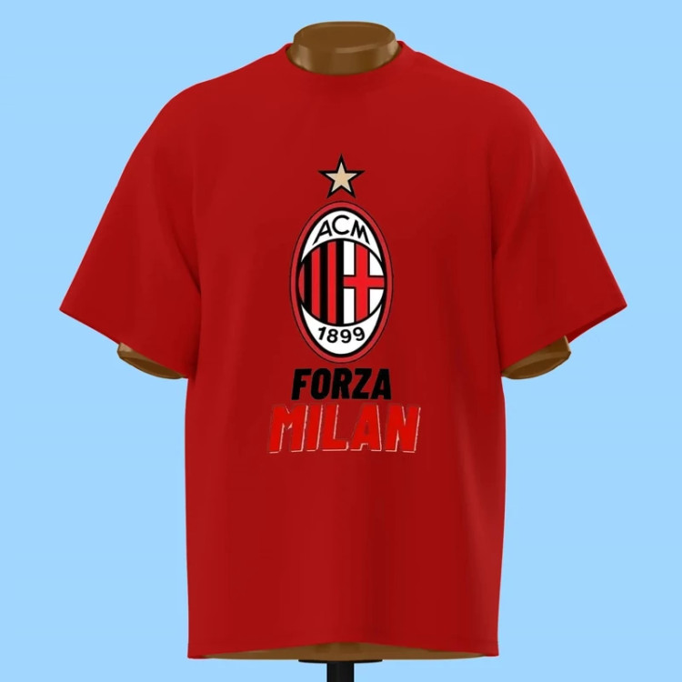 تیشرت میلان طرح FORZA MILAN کد 10030