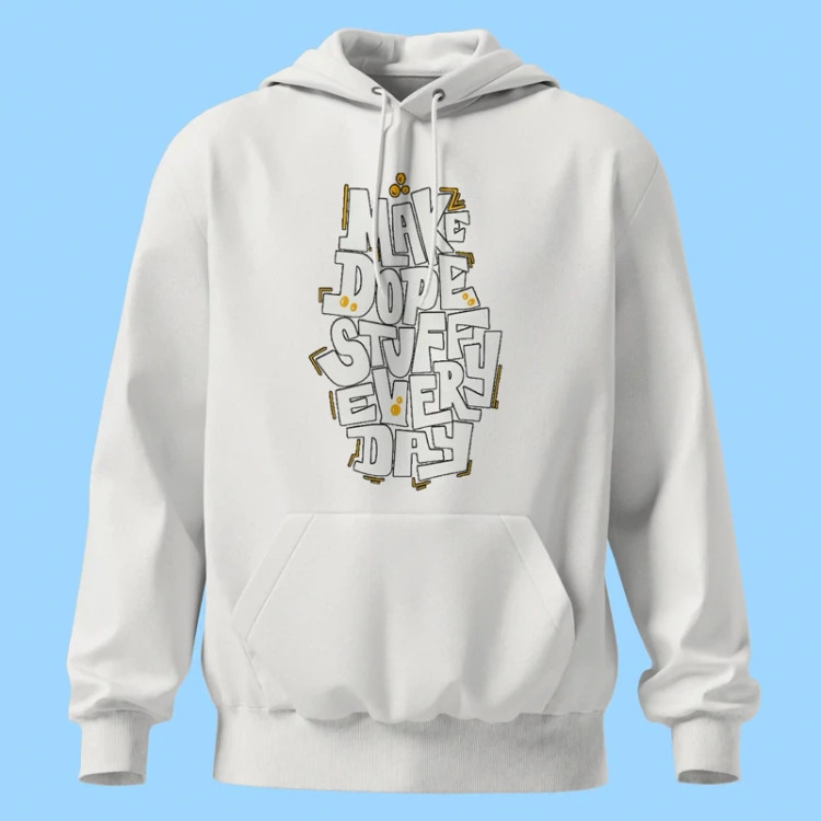 هودی تایپوگرافی Make Dope Stuff Every Day - کد 10875
