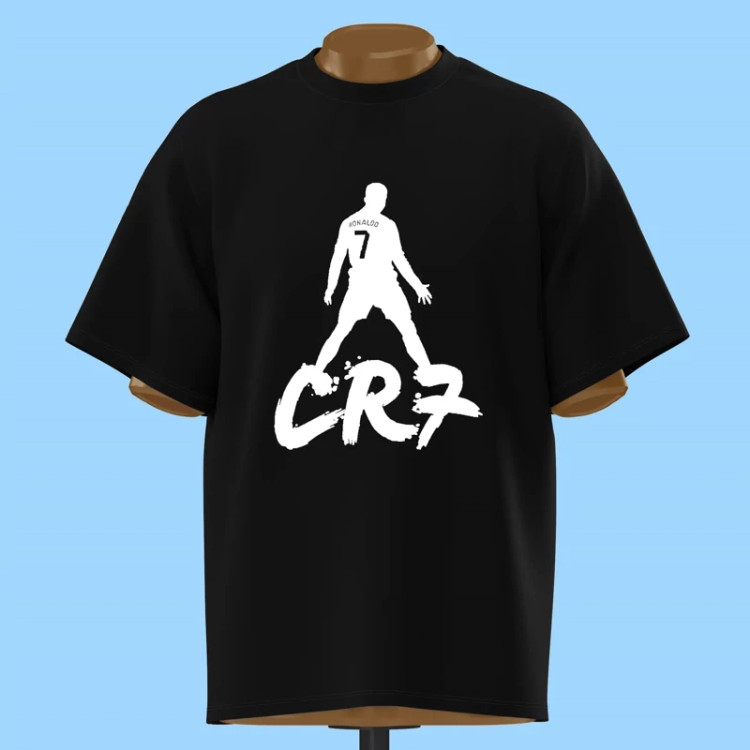 تیشرت رونالدو طرح خوشحالی CR7 کد 10010
