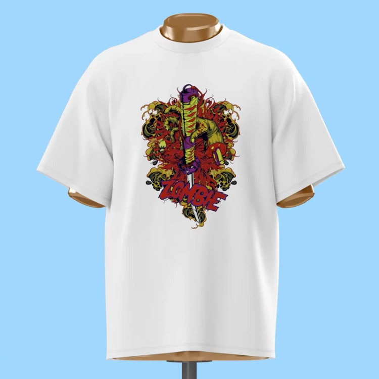 تیشرت دست زامبی و شمشیر - کد 11945