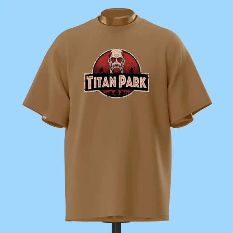 تیشرت لوگوی Titan Park اتک آن تایتان - کد 10759