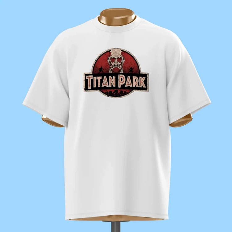 تیشرت لوگوی Titan Park اتک آن تایتان - کد 10759