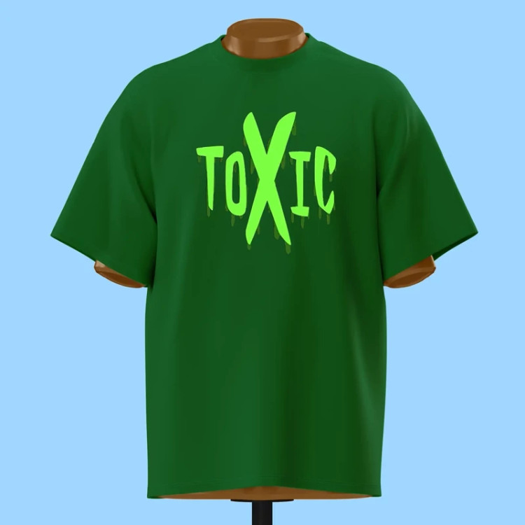 تیشرت تایپوگرافی TOXIC - کد 10883