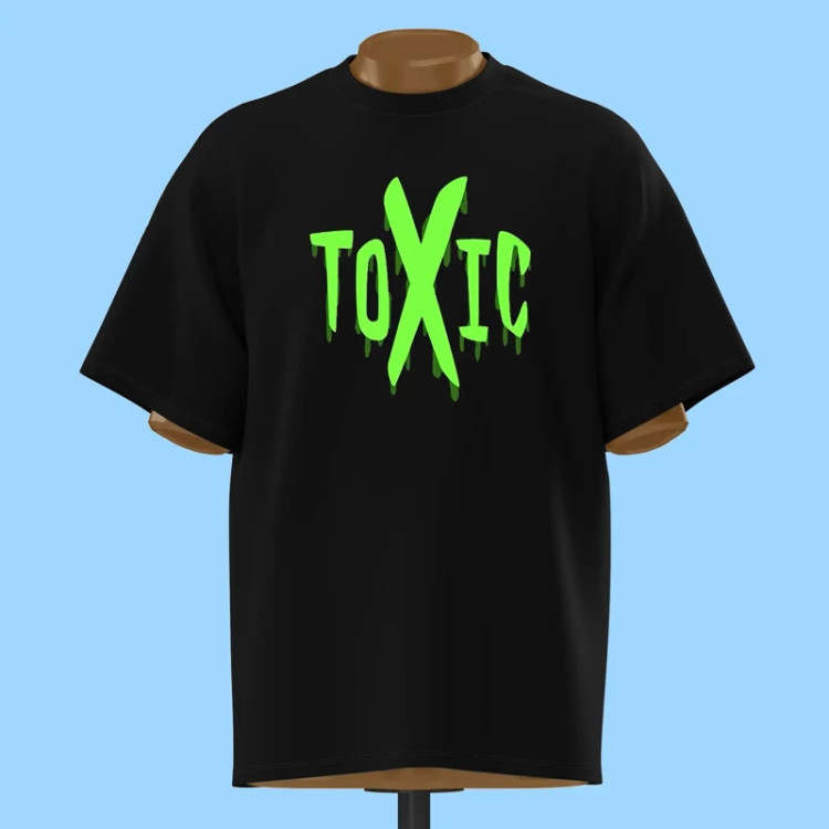 تیشرت تایپوگرافی TOXIC - کد 10883