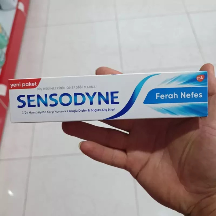 خمیر دندان سنسوداین آبی مدل ferah nefes حجم 100 میل