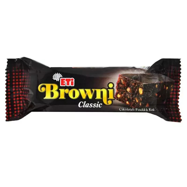 کیک براونی کلاسیک شکلاتی فندقی اتی - 40 گرم