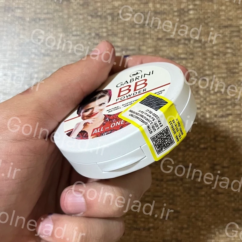 پنکک مدل بی بی گابرینی اصل ترکیه بافت کاملا طبیعی حجم 12 گرم