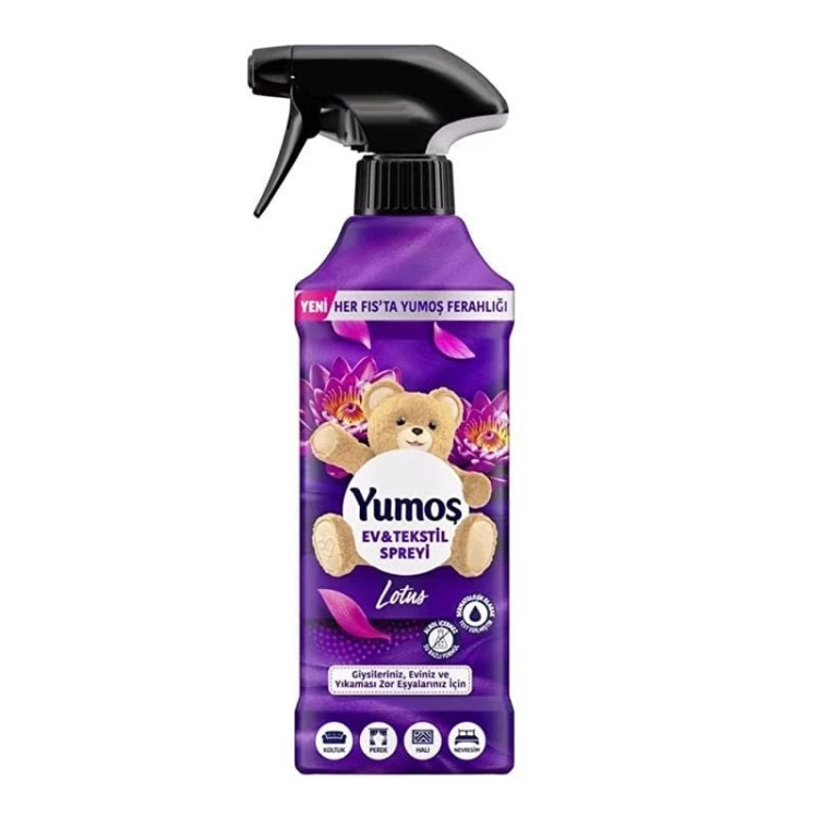 اسپری خوشبو کننده یوموش 450 میل yumosh مدل LOTUS رایحه گل نیلوفر