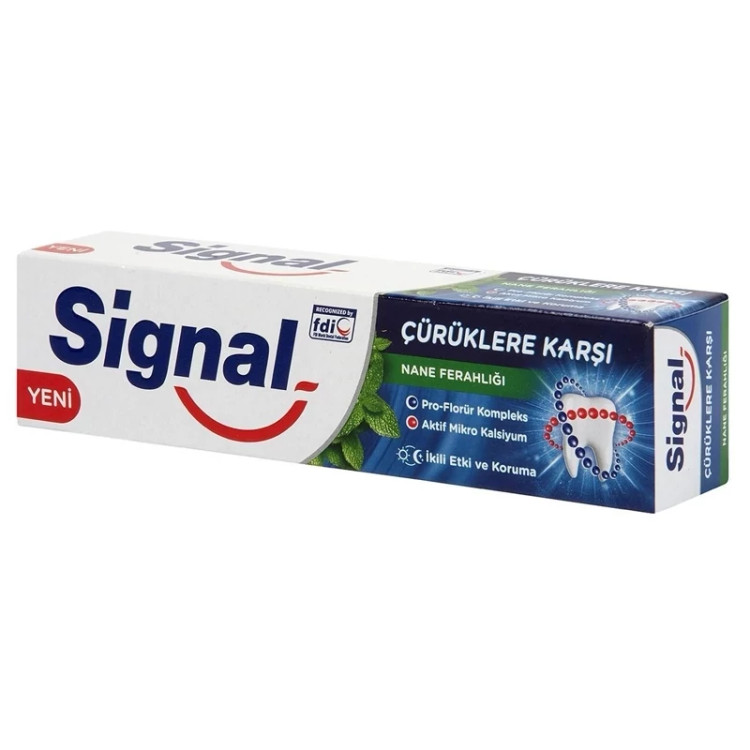 خمیر دندان سیگنال curuklere karsi با عصاره نعناعی