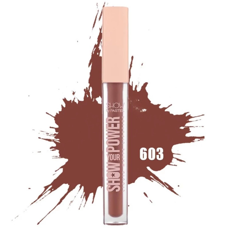 رژلب مایع پاستل (Pastel) مدل Show Your Power شماره 603