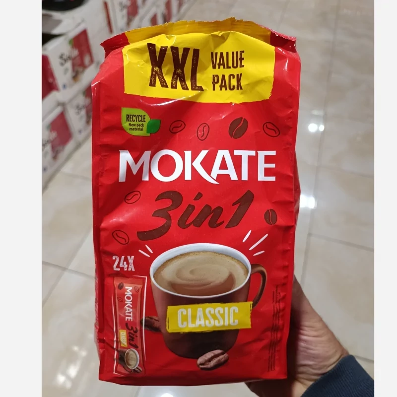 کافی میکس کلاسیک 3 در 1 ساشه ای  بسته 24 عددی موکاته