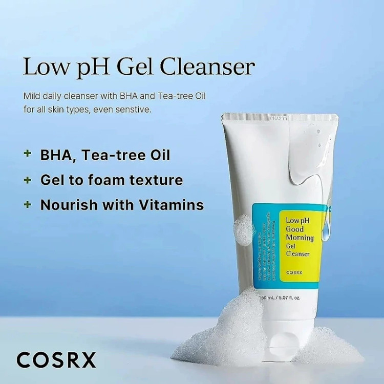 ژل پاک کننده صبحگاهی باPHپایین Cosrx کوزارکس