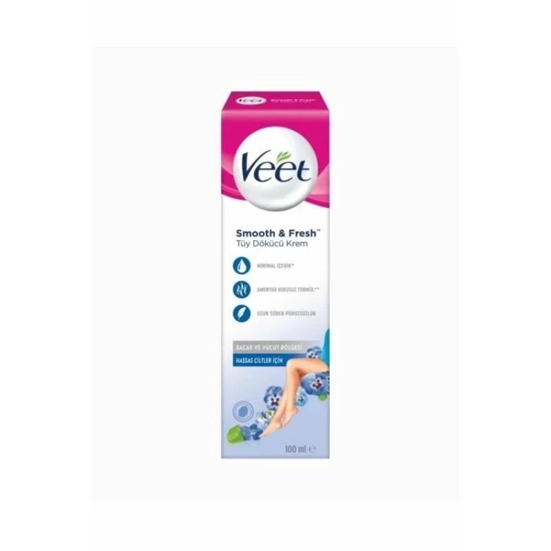 کرم موبر ویت veet برای پوست های حساس حجم 100 میل
