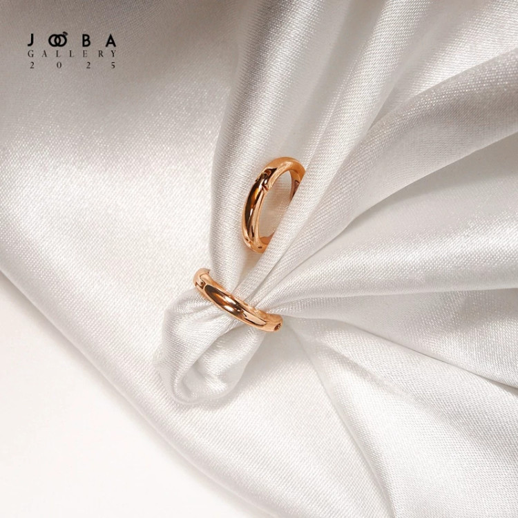 گوشواره حلقه ای ساده ژوپینگ کد 112038489