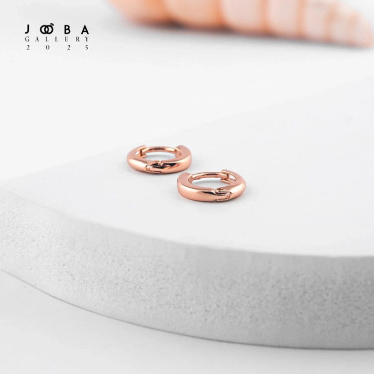 گوشواره حلقه ای ساده ژوپینگ کد 112038489