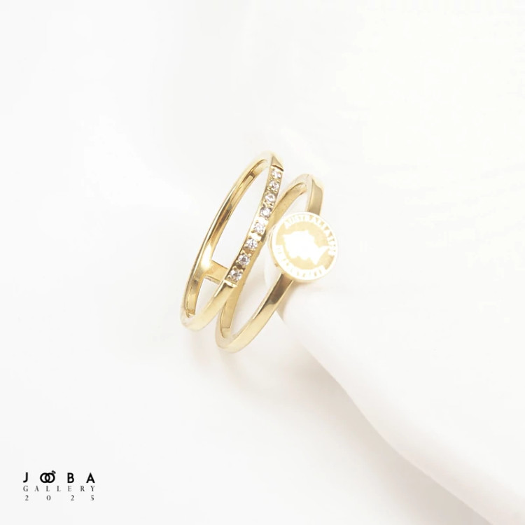 انگشتر طرح الیزابت ژوپینگ کد 1010711058
