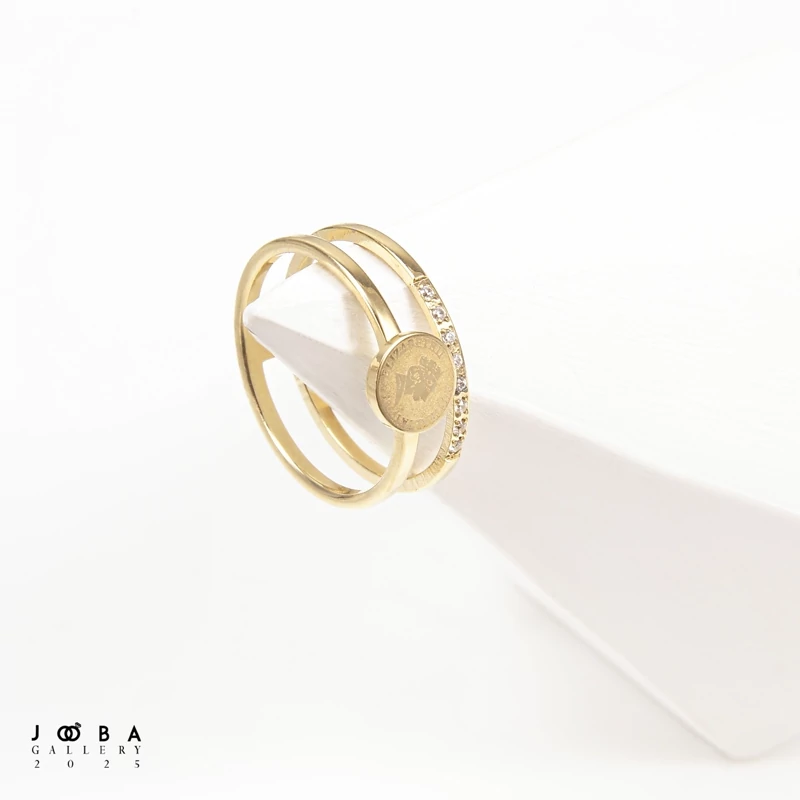 انگشتر طرح الیزابت ژوپینگ کد 1010711058
