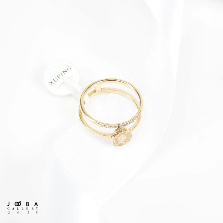 انگشتر طرح الیزابت ژوپینگ کد 1010711058