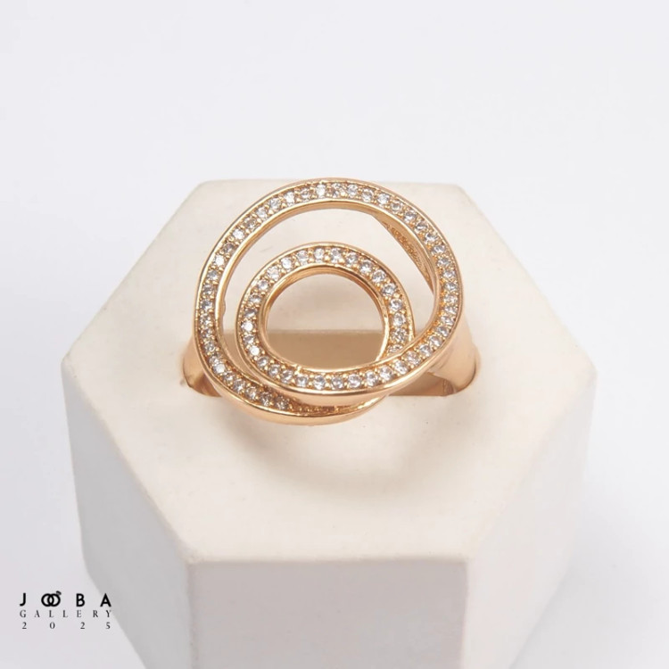 انگشتر پیچی نگیندار ژوپینگ کد 1010991474