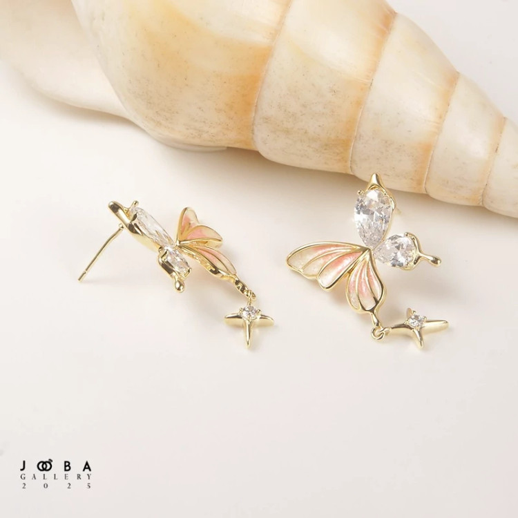 گوشواره پروانه سوارسکی کد1112663963