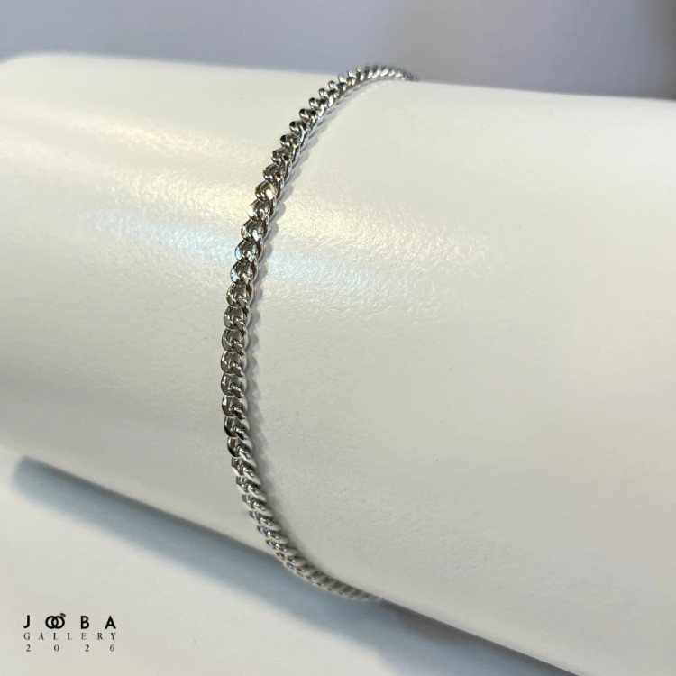 زنجیر 60 سانتی نقره ای ژوپینگ کد 308160487