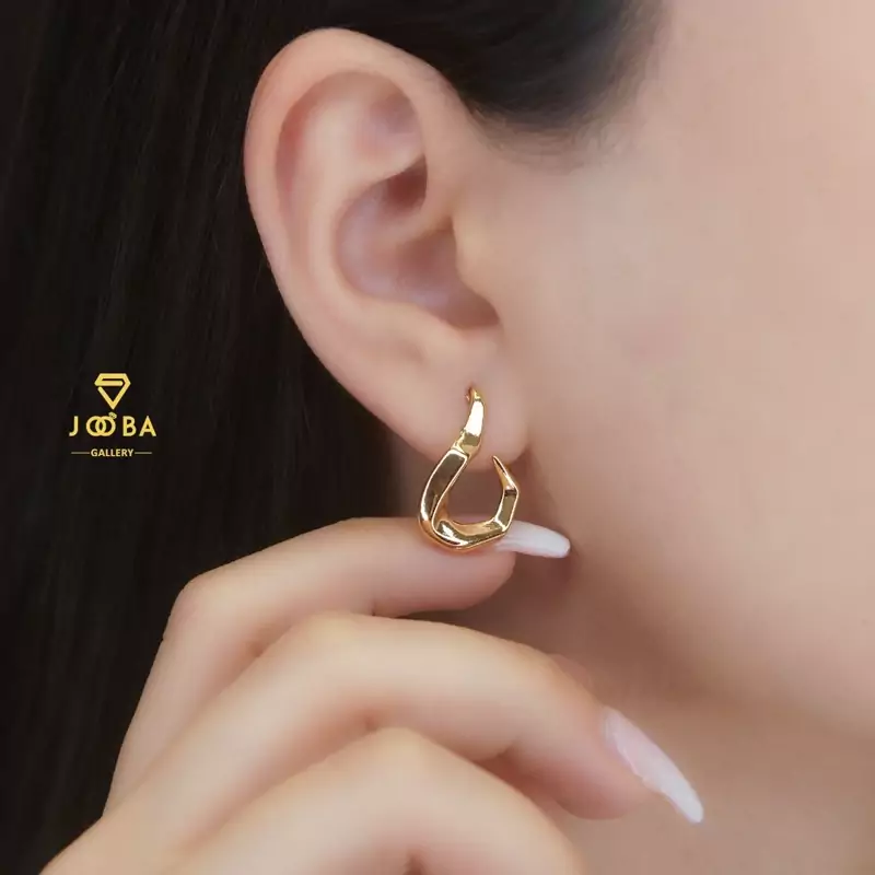 گوشواره میخی  طلایی