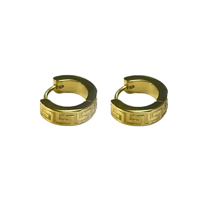 گوشواره طلایی طرح VERSACE ژوپینگ کد 317070210