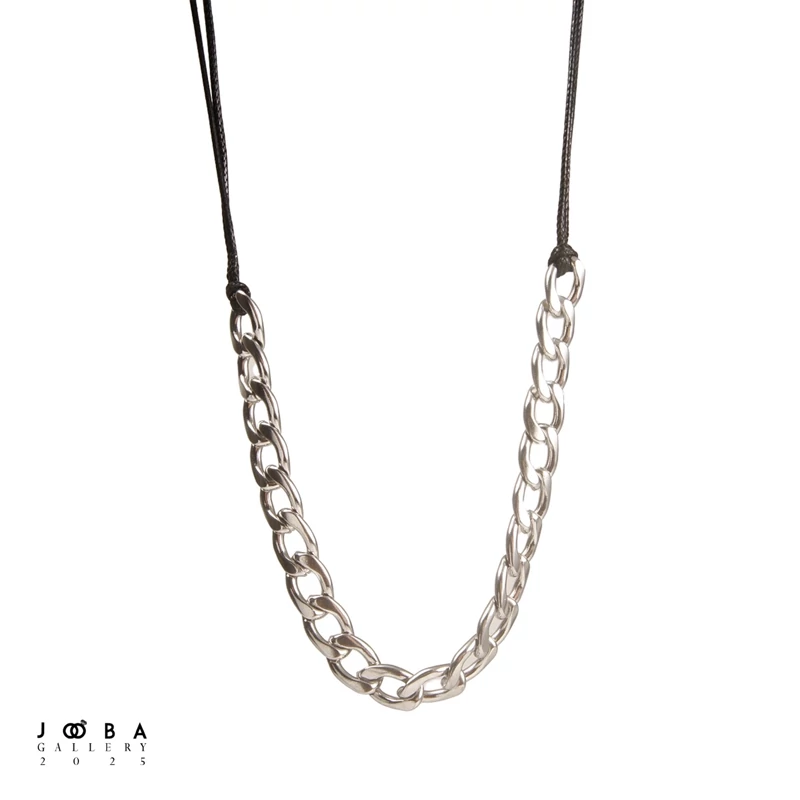 گردنبند کارتیر نقره ای ژوپینگ کد 108044686