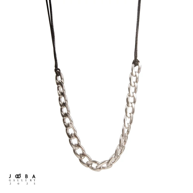 گردنبند کارتیر نقره ای ژوپینگ کد 108044686