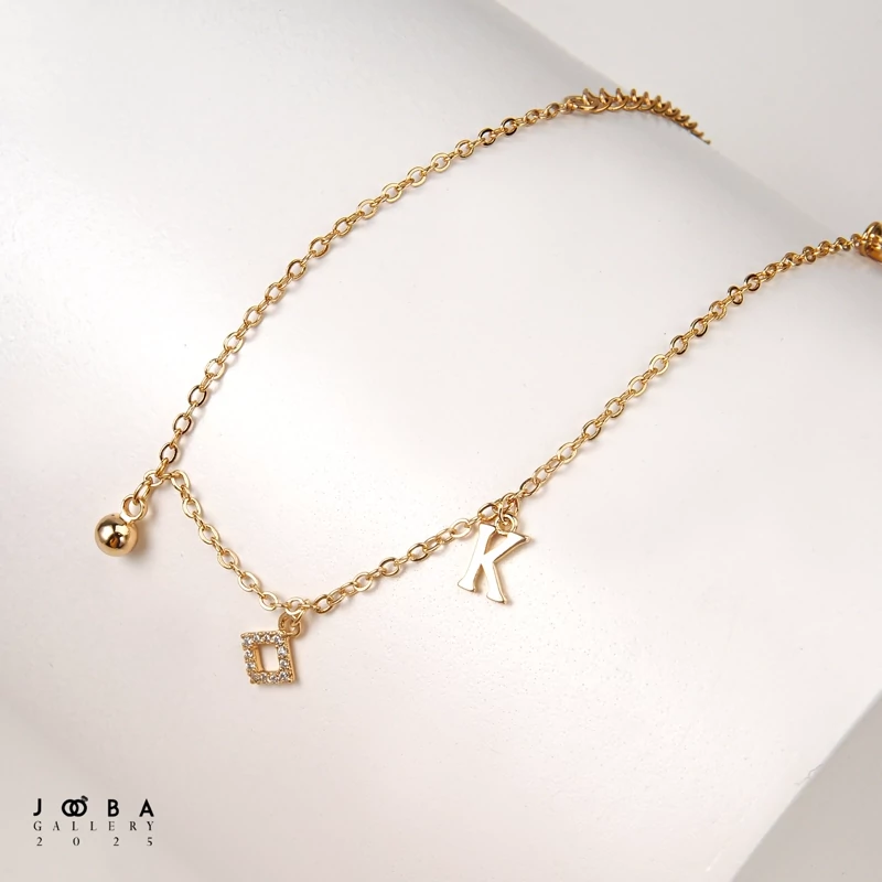 دستبند آویز دار k  ژوپینگ کد 1100871234