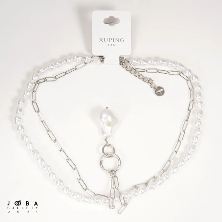 گردنبند مرواریدی باروک ژوپینگ کد 1082093262