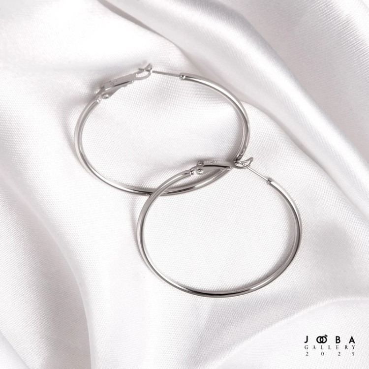 گوشواره حلقه ای ساده کد 1120861220 برند ژوپینگ