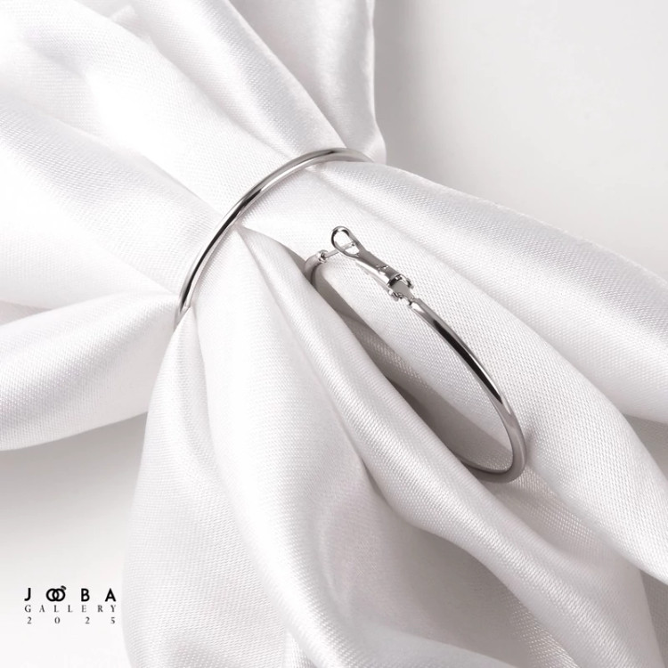 گوشواره حلقه ای ساده کد 1120861220 برند ژوپینگ