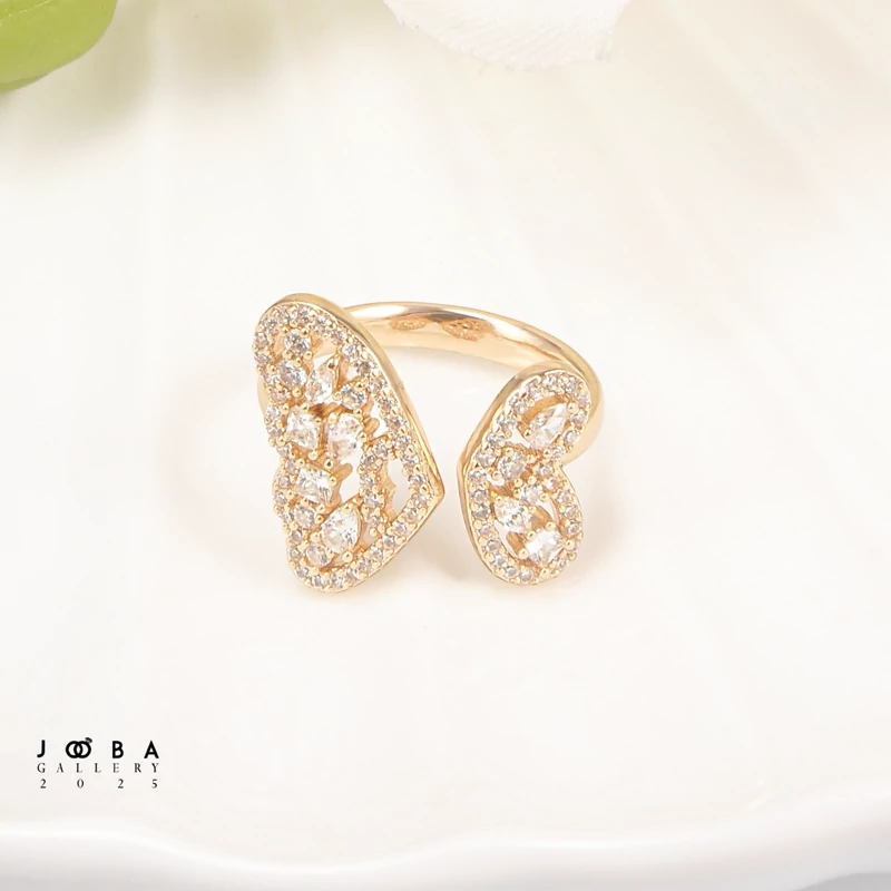 انگشتر جواهری پروانه ژوپینگ کد 1011482205