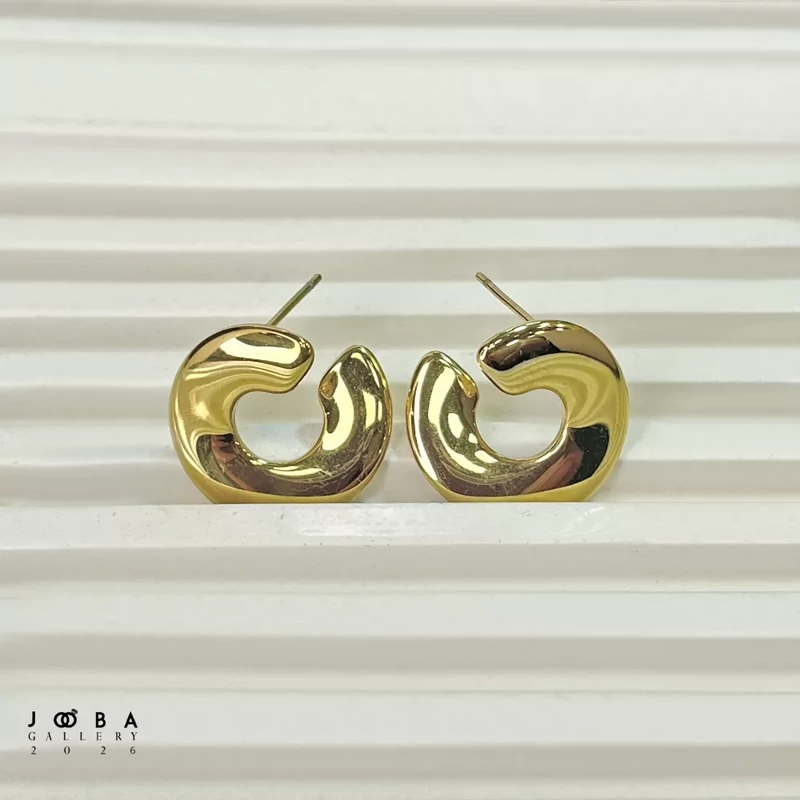 گوشواره میخی موج ژوپینگ کد 1131041623