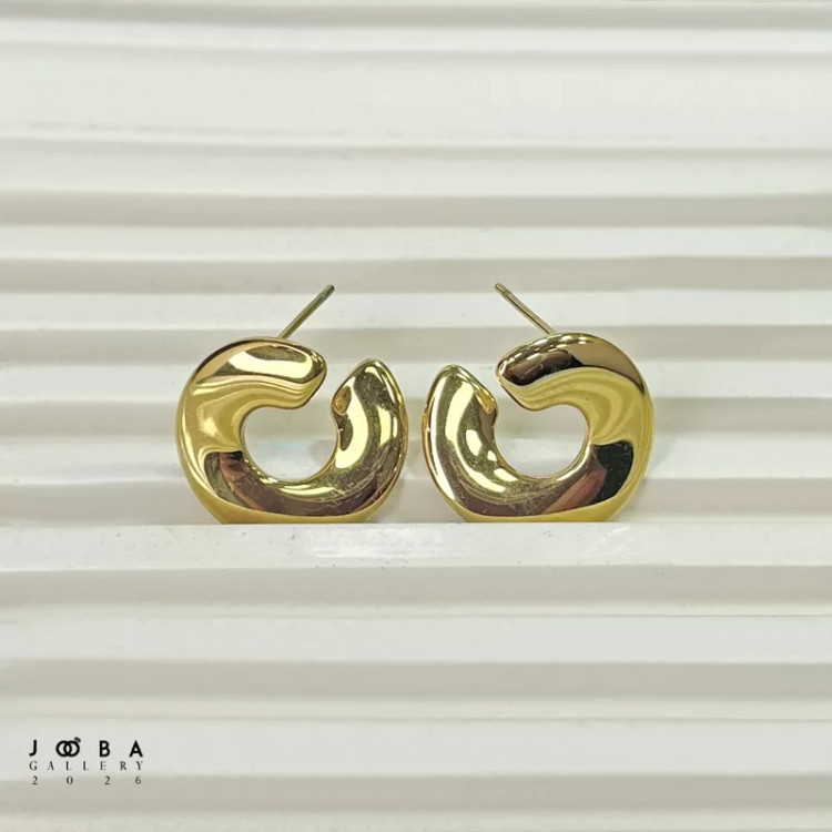 گوشواره میخی موج ژوپینگ کد 1131041623