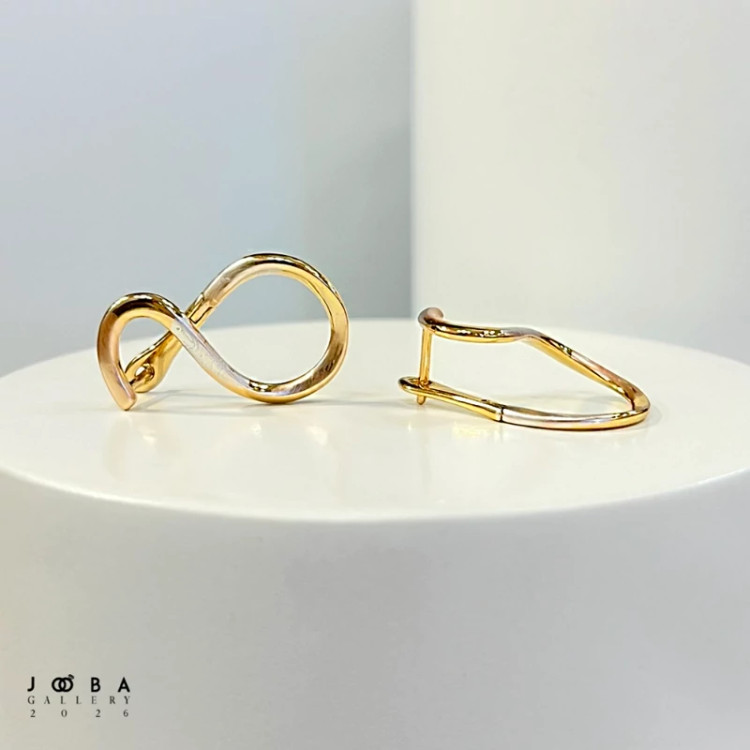 گوشواره حلقه ای پیچشی ژوپینگ کد 317070218