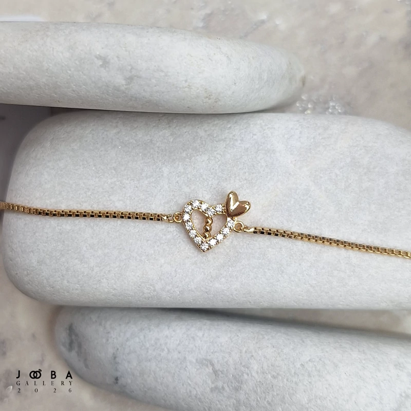 دستبند قلبی ژوپینگ کد 312090274