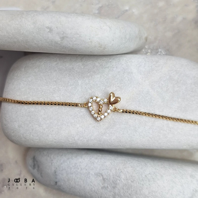 دستبند قلبی ژوپینگ کد 312090274