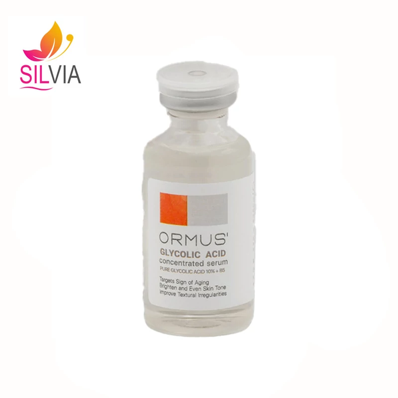 سرم گلایکولیک اسید 10% + ب 5 مناسب انواع پوست اورموس 30 میل