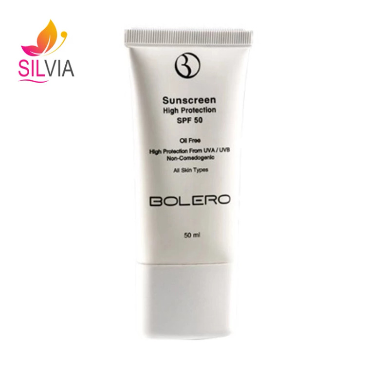 کرم ضدآفتاب بی رنگ SPF50 بولرو 50 میل