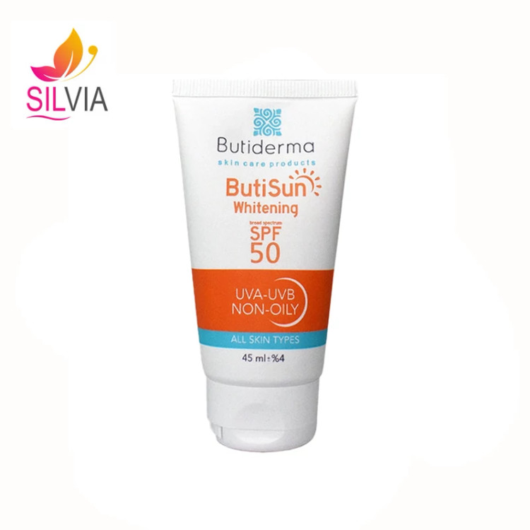 کرم ضد آفتاب روشن کننده SPF50 بیوتی درما 45 میل