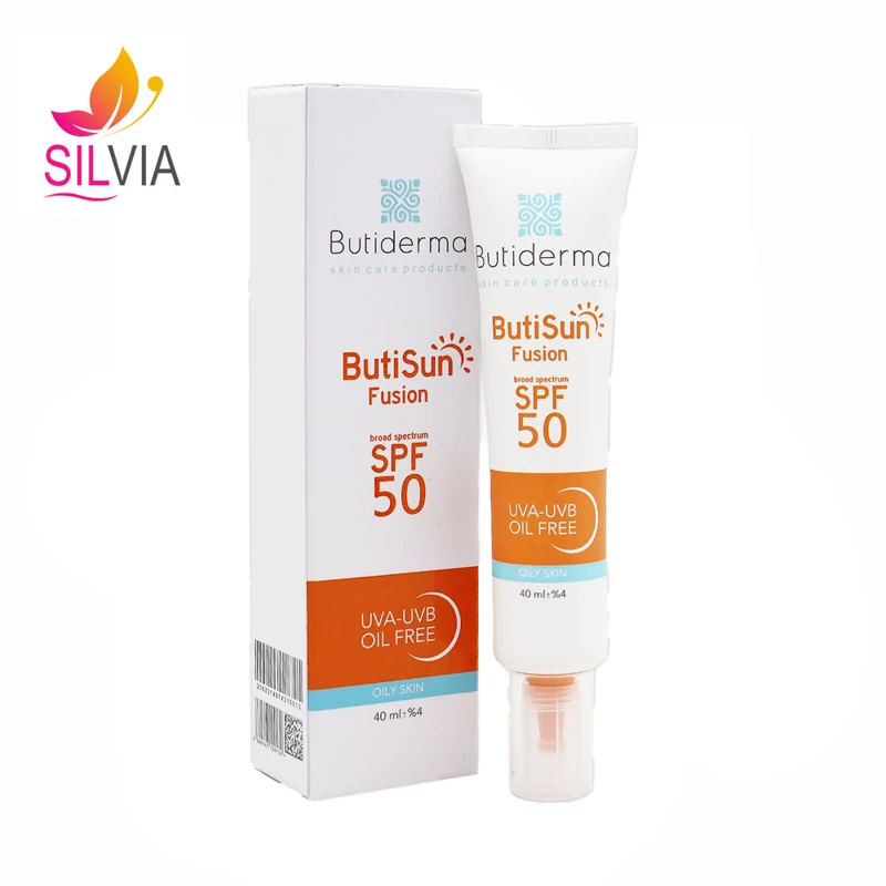 کرم ضد آفتاب بر پایه آب فیوژن SPF50 بیوتی درما 40 میل