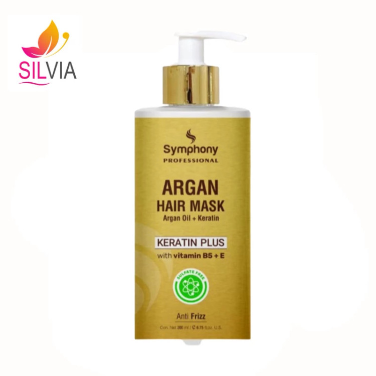 ماسک مو آرگان حاوی روغن آرگان و کراتین هیدرولیز شده سیمفونی 200 میل