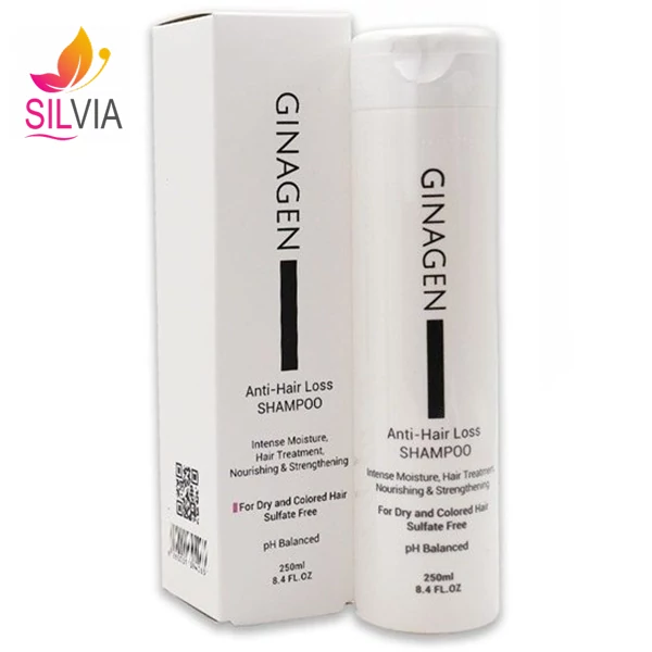 شامپو ضد ریزش مدل Anti-Hair Loss موهای خشک و رنگ شده ژیناژن 250 میل