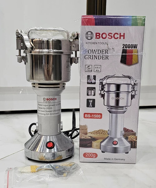 آسیاب نیمه صنعتی بوش- ظرفیت 200 گرم مدل BS-1500